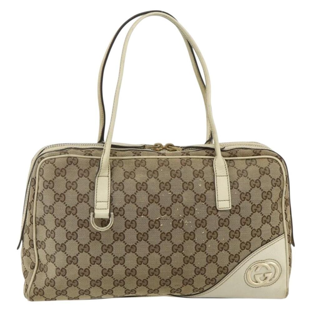 Gucci GG Canvas Tote Bag Beige